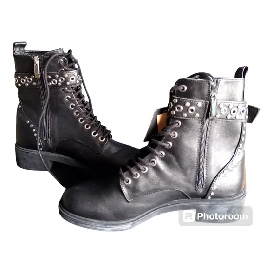 Botas Zara Unixes Negras Originales
