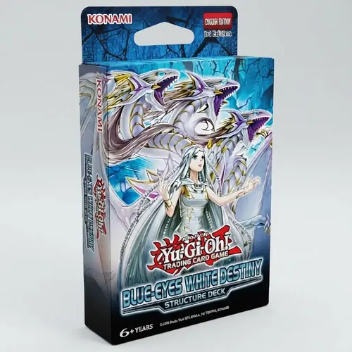 Deck Estrutural Yu-Gi-Oh! Olhos Azuis Destino Branco Edição 2025