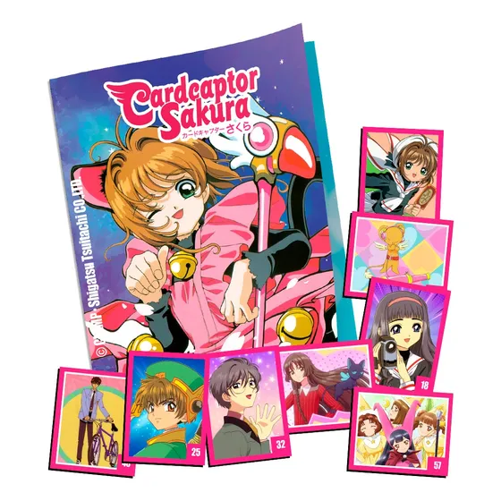 Mini Álbum Sakura Card Captor (set Completo A Pegar)