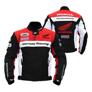 Jaqueta Moto Honda Racing Motociclista Respiravel Verão Luxo