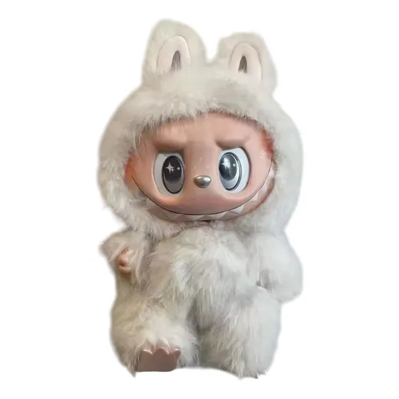 Peluche Labubu Grande De 40cm Blanco