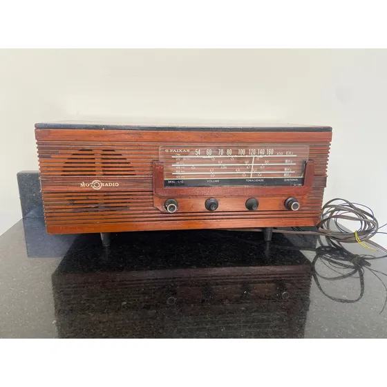 Radio Motoradio 6 Faixas De Mesa - Funcionando