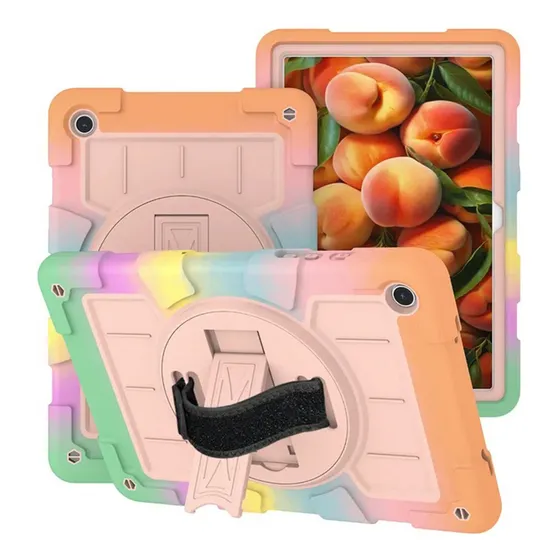 Capa Anti Shock Arctodus Para iPad 9 iPad 8 iPad 7 10.2 Pol. Cor Salmão