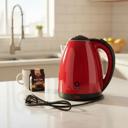 Jarra Chaleira Elétrica Bule Garrafa Jarro Aço Inox 1,8l