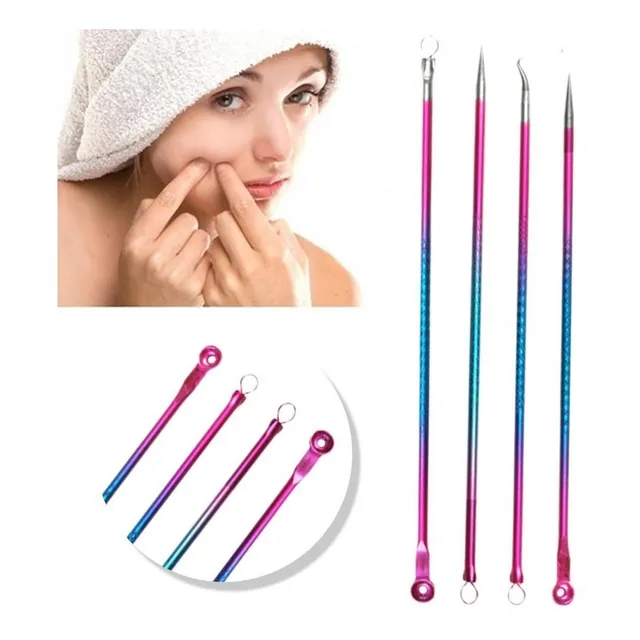 Kit De Limpieza Puntos Negros 4 Herramientas Color Bel Mish