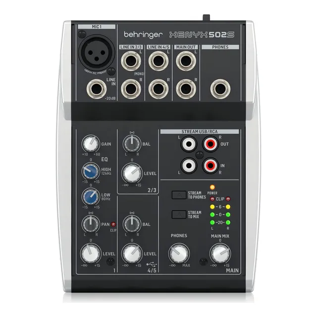 Consola Behringer Xenyx 502s de mezcla 220V