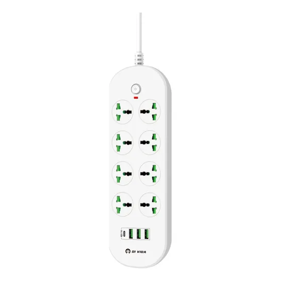 Filtros De Linha Extensão 8 Tomadas 3 Usb 1 Typoc 3000w