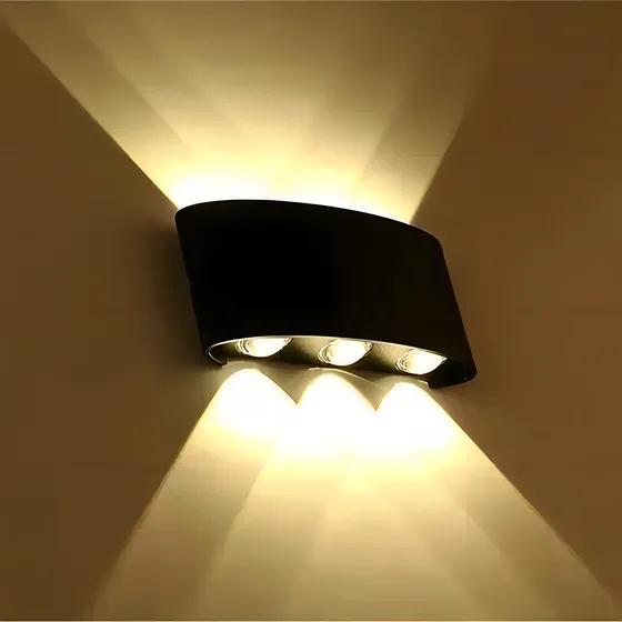 Luz Foco Aplique Para Pared Led 12 Watts Exterior Plástico | Cuotas sin interés