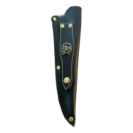 Bainha Em Couro 9 Polegadas Para Facas Preto