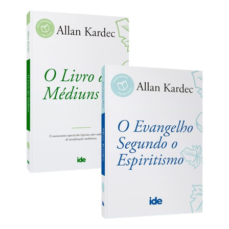 Kit O Evangelho Segundo O Espiritismo + O Livro Dos Médiuns: Não Aplica, De : Allan Kardec / Tradução: Salvador Gentile. Editorial Ide, Capa Mole Em Português, 2021 Kit O Evangelho Segundo O Espiritismo + O Livro Dos Médiuns: Não Aplica, De : Allan Kardec / Tradução: Salvador Gentile. Editorial Ide, Capa Mole Em Português, 2021
