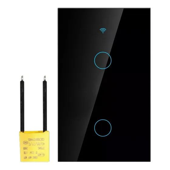 Switch Interruptor Wifi Sin Neutro Alexa Google Siri (doble)