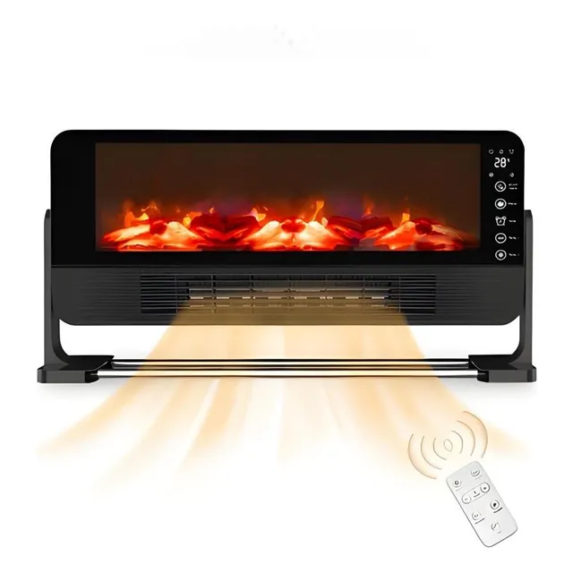 Calefactor De Chimenea Electrio Con Simulacion De Llama