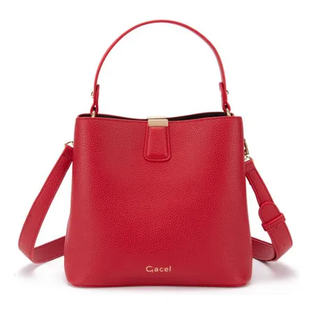 Cartera  Gacel  Bucket  Rojo  Car3325