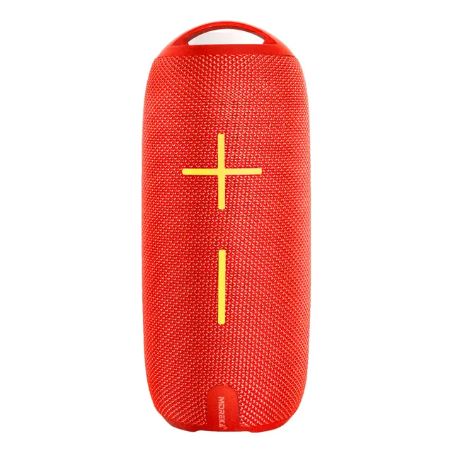 Bocina Portátil Moreka M372 16w Bluetooth Impermeable Color Rojo