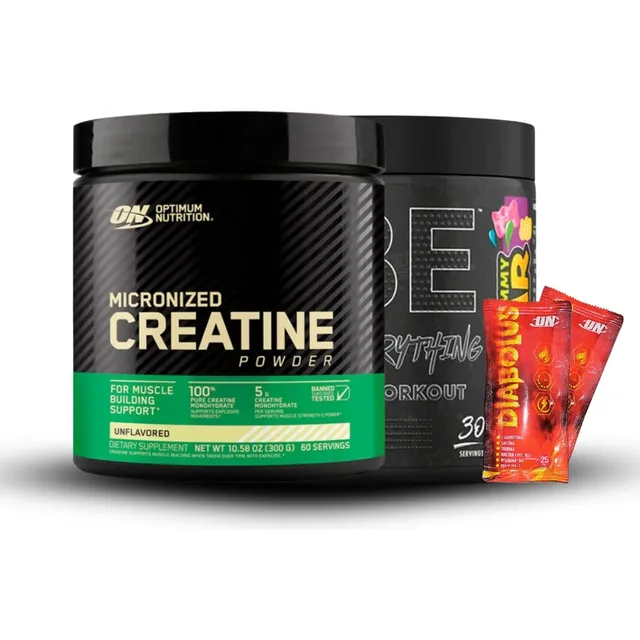 Abe Ultimate 30sv Sour Gummy Bear+creatina On 300gr+2 Diabol Applied Nutrition