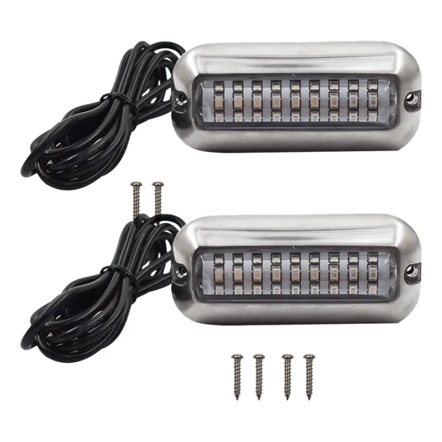 Pontón Submarino De 27 Luces Led De Acero Inoxidable Para Ma