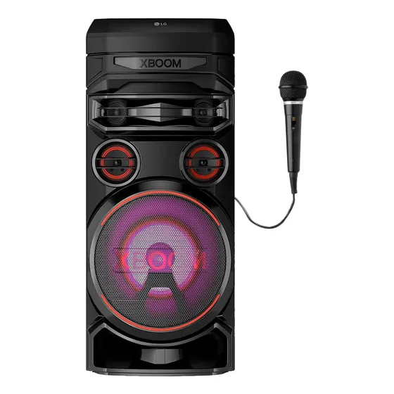 Caixa De Som LG Xboom Rnc7 Superamplificador Karaokê- 1 Mic
