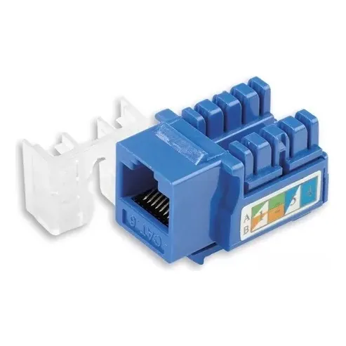 Keystone Jack Coupler Inserto Punch Down 90 Grados Cat6