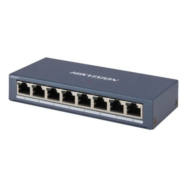 Switch 8 Puertos Gigabit Con 4 Poe+ Hikvision Ds-3e0508p-o