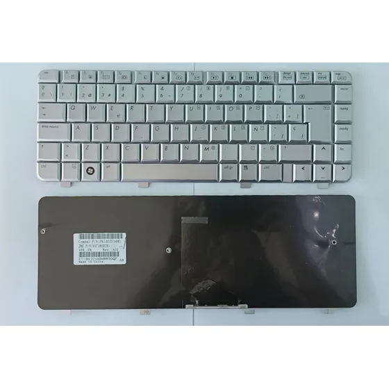 Teclado Hp Dv4, Dv4000-1000 Plateado Nuevo Sp