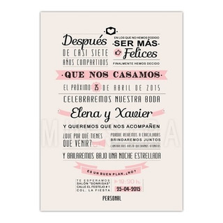 Invitaciones Para Boda Civil Personalizada Imprimela Tú Invitaciones Para Boda Civil Personalizada Imprimela Tú