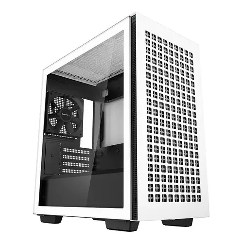 Gabinete Gamer Deepcool Ch370 Wh, Vidrio templado, 1 ventilador