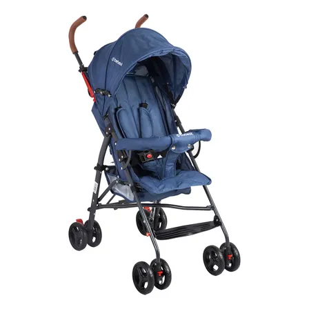 Bebesit cochecito paragüitas 5126 azul con chasis color negro