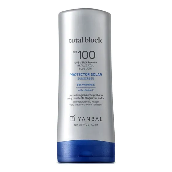 Yanbal bloqueador Jumbo Total block SPF 100 140gr