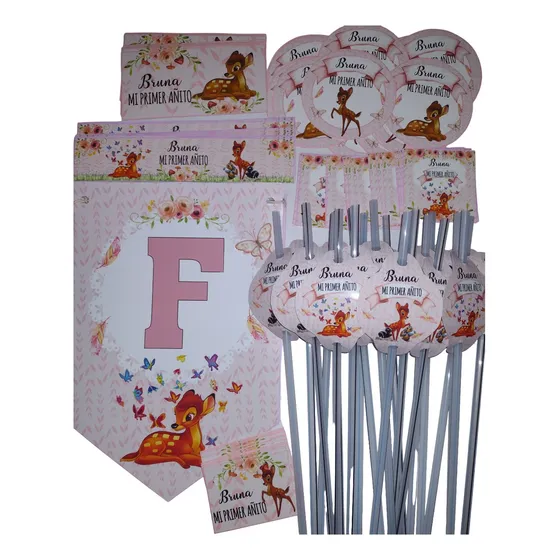 Promo Cotillon Personalizado Ciervo Bambi X 20 Chicos