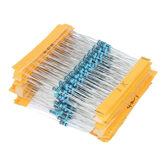 Kit 100 Resistencias Metal Film 1% 1/4w 10 Valores Hobb
