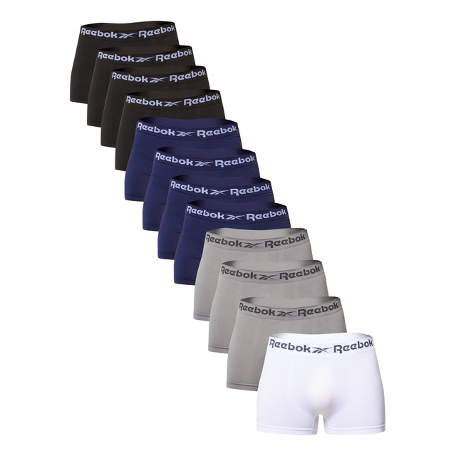 Kit 12 Cuecas Boxer Classic Cos Inteiro Reebok *oferta* Kit 12 Cuecas Boxer Classic Cos Inteiro Reebok *oferta*