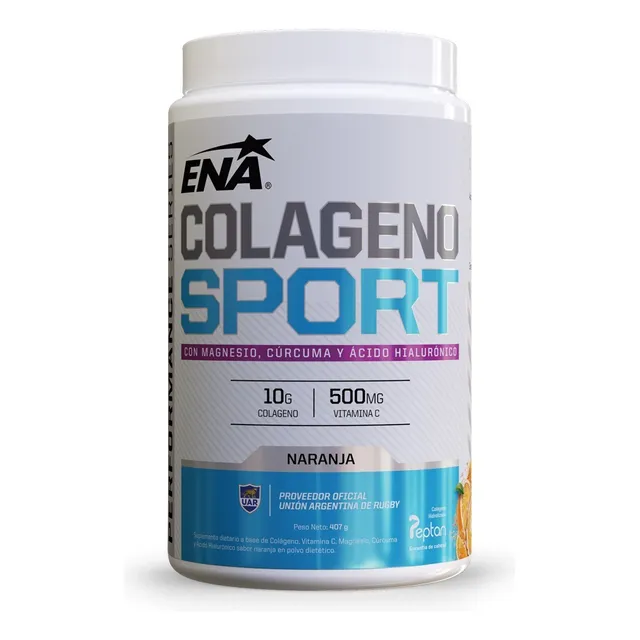 Colágeno Sport Ena , Con Magnesio Y Vitamina C Sabor Naranja