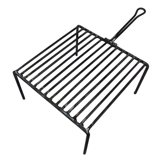Parrilla 26x26cm Para Estufa Camping Asado Almafuego