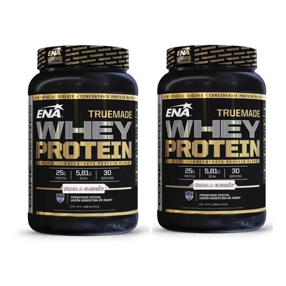 Whey Protein True Made Iso Ena X2unidades V/sabores 2lbs