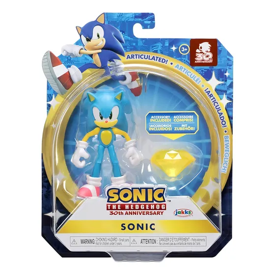 Figura Sonic The Hedgehog 30th Anniversary 10 Cm