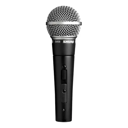 Microfone Bastão Cardióide Shure Sm58s