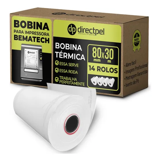 Directpel Bobina Impressora Bematech Mp 4200 Th Usb Térmica
