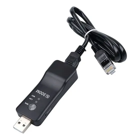 Adaptador Wi-fi Universal De Tv Sem Fio De 300 Mbps, Placa D