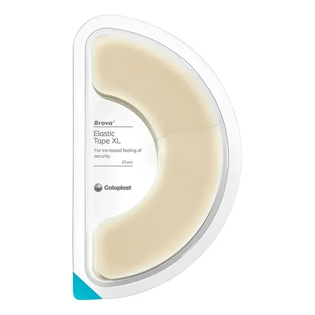 Brava Fita Elastica Adesiva Coloplast - Caixa Com 20 Unid