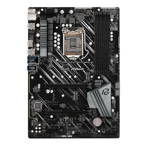 Placa Madre Asrock Z390 Phantom Gaming 4s/ac Oem Bulk Negro