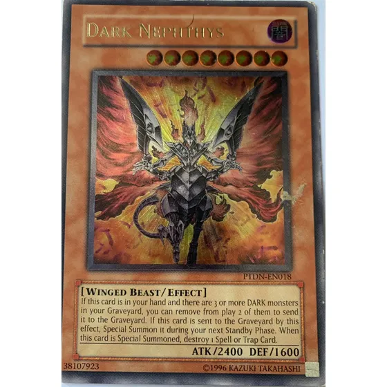 Yugioh! Dark Nephthys Ptdn-en018 Ultra Rare 