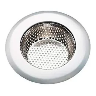 Ralo Para Pia Grande Em Ralinho Inox Com Borda Cozinha PrĂĄtico 11,5cm - Cor Plateado Ralo Para Pia Grande Em Ralinho Inox Com Borda Cozinha PrĂĄtico 11,5cm - Cor Plateado