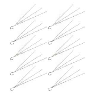 Cadena Colgante, 10 Unidades, Perchas De Hierro Para Plantas Cadena Colgante, 10 Unidades, Perchas De Hierro Para Plantas