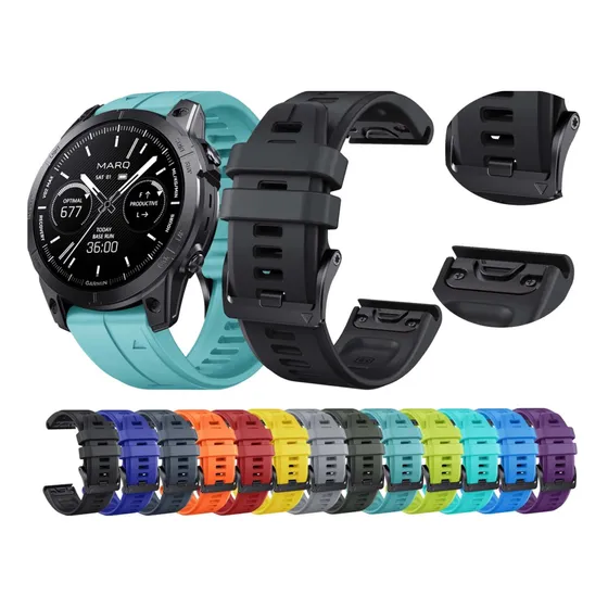 Correa Compatible Con Garmin Fenix 6x / 5x / 7x / 3hr 26mm