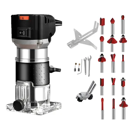 Tupia Laminadora Variável 800w+ Jogo De Fresas 15 Pç Dobevi