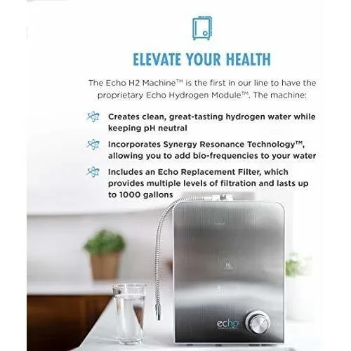 Science Echo H2 Maquina Agua Hidrogeno Filtrada