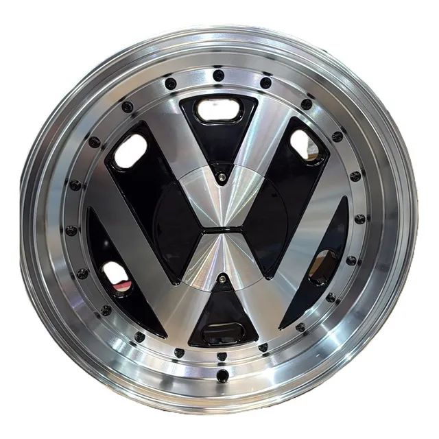 Llanta 14'' Pase 4x100 Negro Diamantado 