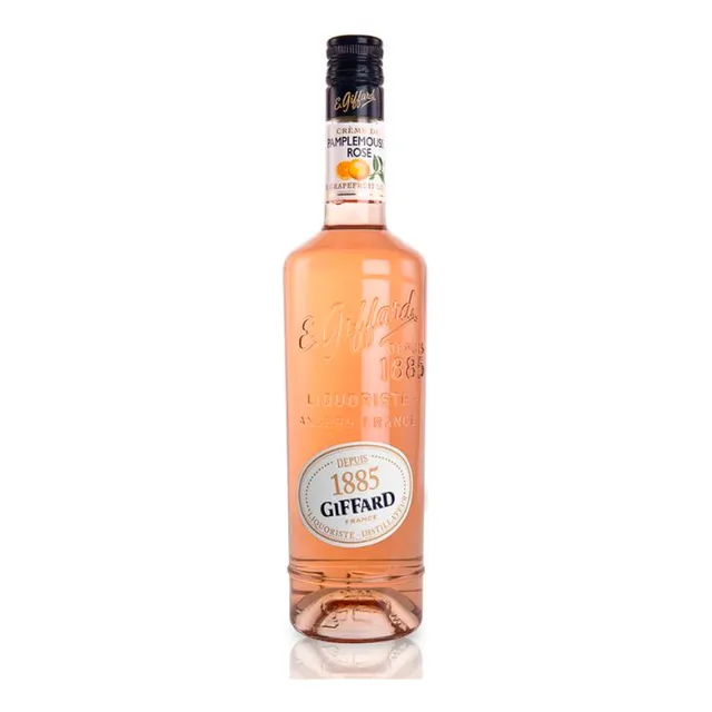 Paquete De 3 Licor Giffard Creme De Pamplemousse Rose 700 Ml