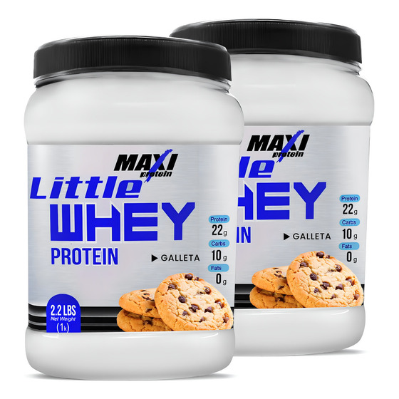 Suplemento Polvo Proteína Maxi L 1kg Pack 2 Pzs Galleta