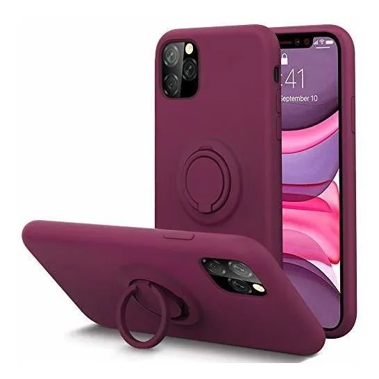 iPhone 11 Pro Max Case Fingerprint Kickstand Anti Arañazo